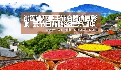 谢霆锋不受王菲离婚消息影响 录节目从始终挂笑容|华体会棋牌登录(图2)